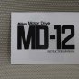NIKON MD-12  MOTOR DRIVEI NSTUCTION OWNERS MANUAL B227