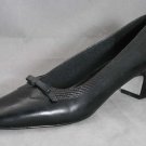 LIFE STRIDE WOMENS BLK MID HEEL PUMPS 6.5 M MINT