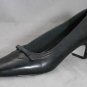 LIFE STRIDE WOMENS BLK MID HEEL PUMPS 6.5 M MINT