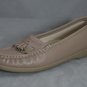SAS WOMENS TAUPE LEATHER HANDSEWN LOAFERS 7 S MINT