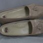SAS WOMENS TAUPE LEATHER HANDSEWN LOAFERS 7 S MINT