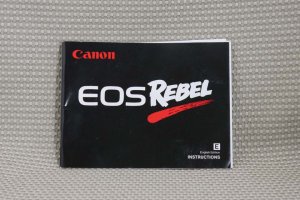 CANON EOS REBEL OWNERS MANUAL INSTRUCTION BOOK - B300