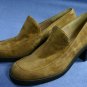 ENZO ANGIOLINI CAMEL SUEDE MID-HEEL LOAFERS SHOES 7.5 N