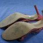 ELLEN TRACY PINK/LILAC HIGH HEEL STRAPPY SLIDES 10 B