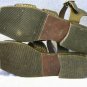 EDDIE BAUER BLACK WOVEN LEATHER SANDALS 6 M