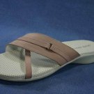 ANDRE ASSOUS WOMENS PINK NUBUCK SLIDE SANDALS 9 M MINT