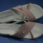 ANDRE ASSOUS WOMENS PINK NUBUCK SLIDE SANDALS 9 M MINT