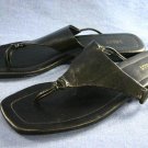 COLIN STUART/VICTORIA SECRET BLACK THONG SANDALS 10 M