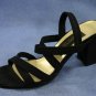 CLASSIQUES ENTIER BLACK STRAPPY HIGH HEEL SANDALS 7 M