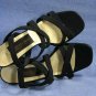 CLASSIQUES ENTIER BLACK STRAPPY HIGH HEEL SANDALS 7 M