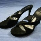 BCBG GIRLS BLACK SLIDES SANDALS HEELS PUMPS 9 B MINT
