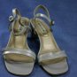 NORDSTROM PEARL WHITE ANKLE STRAP SANDALS 10 M MINT