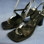 KENNETH COLE NEW YORK BLACK STRAPPY SANDALS 7 B