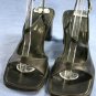 KENNETH COLE NEW YORK BLACK STRAPPY SANDALS 7 B