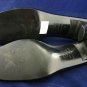 ANN TAYLOR WOMENS BLACK LEATHER SLIDE SANDALS 7 M MINT