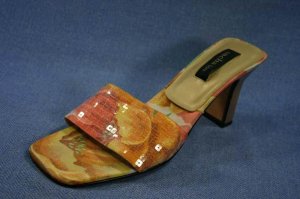 SACHA WOMENS ORANCE PINK SLIDE SANDALS 8 M MINT
