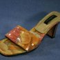 SACHA WOMENS ORANCE PINK SLIDE SANDALS 8 M MINT