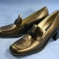 KENNETH COLE REACTION WOMENS Bronze Loafers 8 M NEW