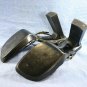 NINE WEST BLACK LEATHER PLATFORM SANDALS 8.5 M MINT