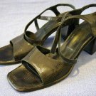 JOAN & DAVID BLACK HIGH HEEL STRAPPY  SANDALS 8 M