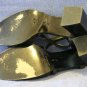 JOAN & DAVID BLACK HIGH HEEL STRAPPY  SANDALS 8 M