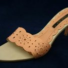 LANDRY by SHELLI SEGAL SALMON PINK SLIDE SANDALS 9 M