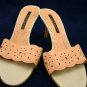 LANDRY by SHELLI SEGAL SALMON PINK SLIDE SANDALS 9 M
