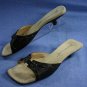 JEAN MICHEL CAZABAT BROWN SLIDE SANDALS SHOE 8.5 B $335