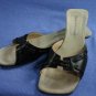 JEAN MICHEL CAZABAT BROWN SLIDE SANDALS SHOE 8.5 B $335
