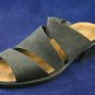 NAOT WOMENS BLACK LEATHER SLIDE SANDALS 36/5 M