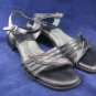 YOFI WOMENS BLK LEATHER COMFORT WALKING SANDALS 38/7.5