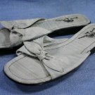 TOMMY BAHAMA LT BLUE RAW SILK SLIDE SANDALS 9 M MINT