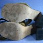 VIA SPIGA BROWN SUEDE ANKLE WRAP SANDALS HEELS 6.5 M