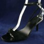 ANN TAYLOR BLK SUEDE STRAPPY HIGH HEEL SANDALS 7.5 M