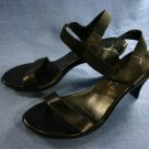 ANNE KLEIN NEW YORK BLACK STRAPPY HIGH HEEL SANDALS 7 M