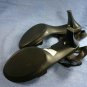 ANNE KLEIN NEW YORK BLACK STRAPPY HIGH HEEL SANDALS 7 M