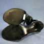 NORDSTROM WOMEN BLACK SATIN STRAPPY SANDALS PUMPS 8 N