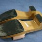 RICHARD TYLER PINK WOOD SOLE SLIDE SANDALS 9 B