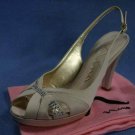 NINA WOMENS SAND HI HEEL PLATFORM SANDALS 8.5 M NEW $89
