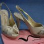 NINA WOMENS SAND HI HEEL PLATFORM SANDALS 8.5 M NEW $89
