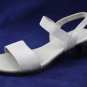 MUNRO AMERICAN BEIGE STRETCH/LEATHER SANDALS 7.5 N
