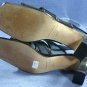 PROXY BLACK MESH MID HEEL SLINGBACK SANDALS 8 M MINT