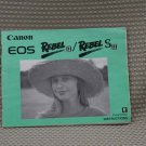 CANON EOS REBEL II S OWNERS INSTRUCTION BOOK - B186