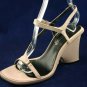 KENNETH COLE WOMENS PINK STRAPPY WEDGE SANDALS 36.5/6 M