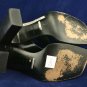 JOAN & DAVID WOMENS BLACK LEATHER HIGH HEEL SANDALS 6.5
