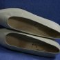 EVINS WOMENS BONE LEATHER MID HEEL PUMPS 7 B