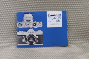 CANON ORIGINAL 1960's FT USER OWNERS MANUAL MINT- B226