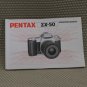PENTAX ZX-50  INSTUCTION BOOK OWNERS MANUAL - B268