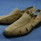 ARIAT TAN NUBUCK SLINGBACK CLOGS SHOES 7.5 M