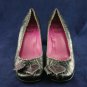 NUE COLLECTION ITALIAN DOLL TOE LEATHER PUMPS 38/7 M